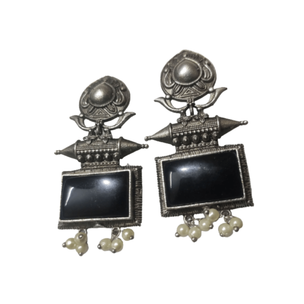 Big Stone Oxi Earrings