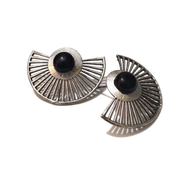 Handcrafted Semi Circle Earrings