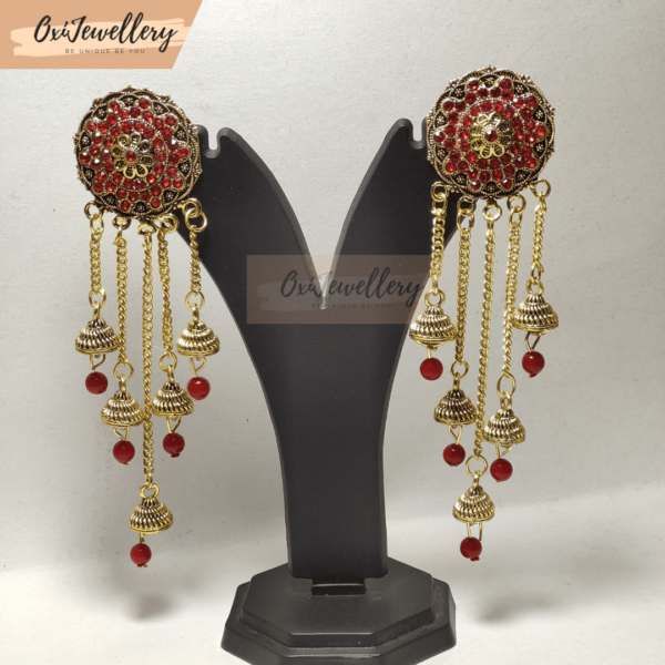 Oxi 5 Layer Hanging Earrings