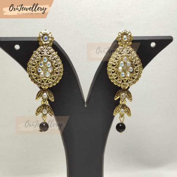 Oxi Gold Plated Pearl Drop Earrings