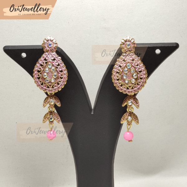 Oxi Gold Plated Pearl Drop Earrings