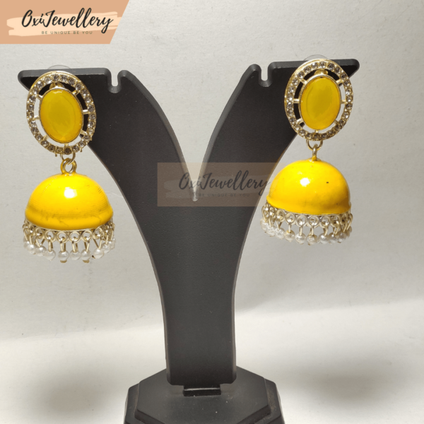 Oxi Meenakari Jhumka
